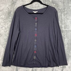 Ariat Top Womens XXL‎ Southwestern Axtec Cowgirl Boho Festival Concert LS Shirt